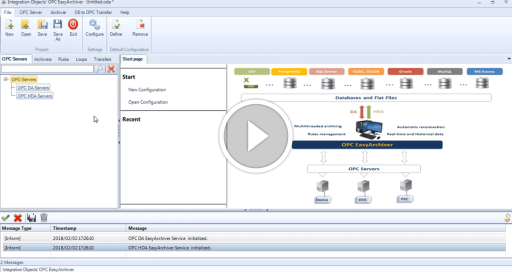 OPC Demo Videos Learn More About Integration Objects OPC Products