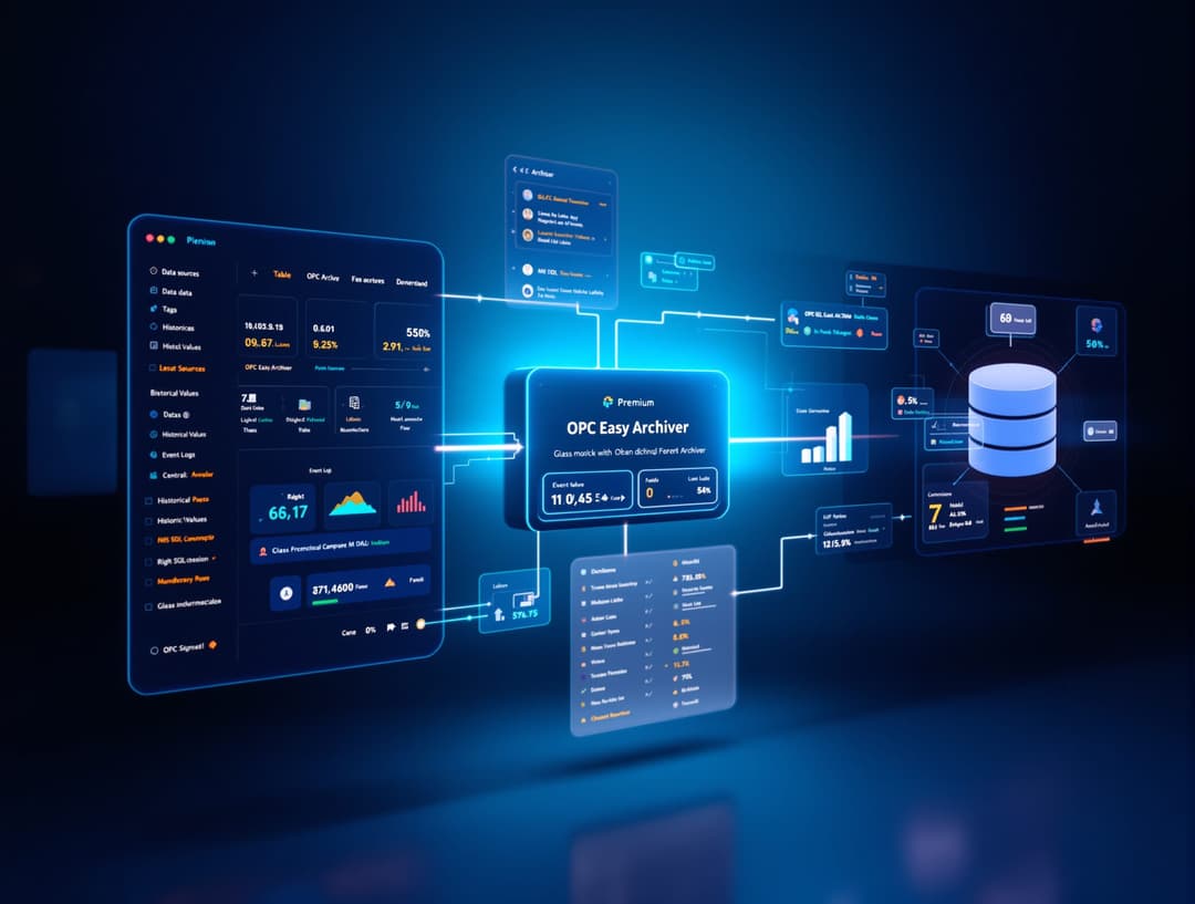 OPC HDA data archiving to SQL using OPC Easy Archiver