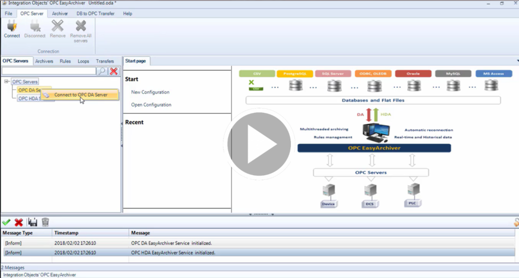 collect opc da data