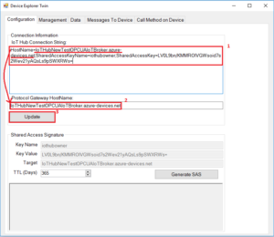 IoT Hub Device Explorer