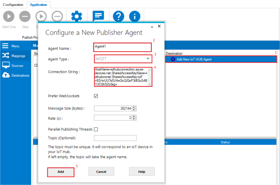 IoT HUB Agent Creation | Integration Objects