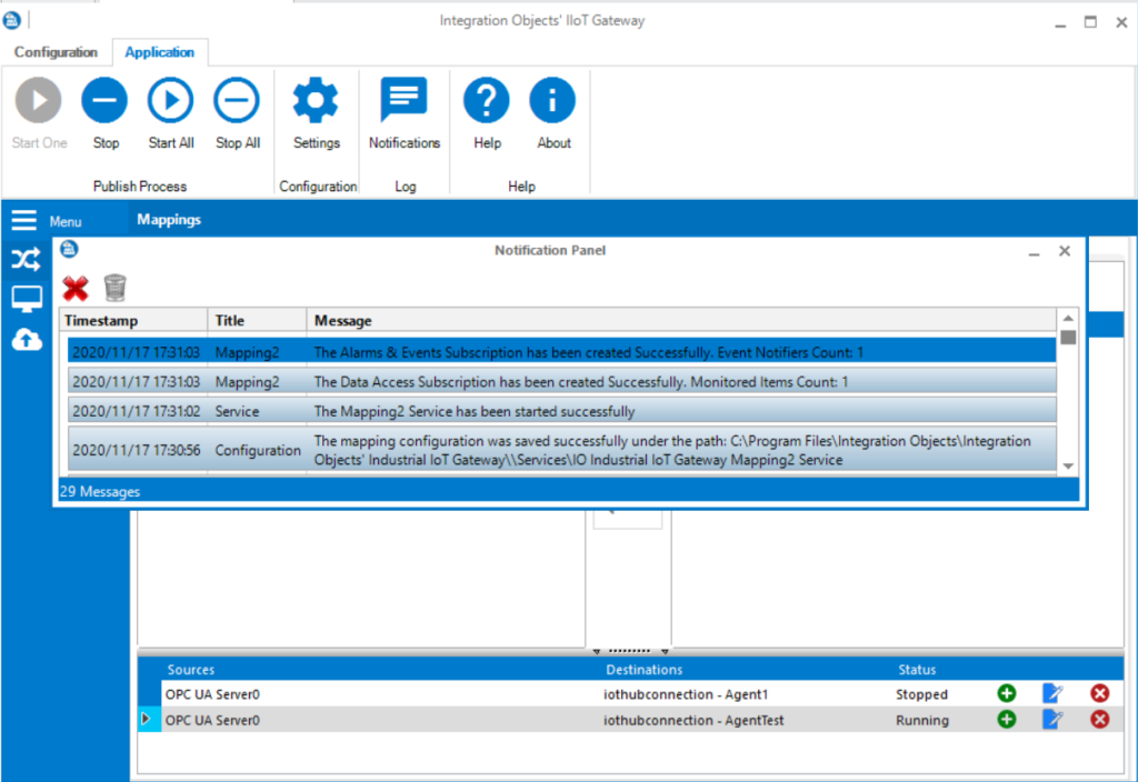 Notifications Panel | Integration Objects