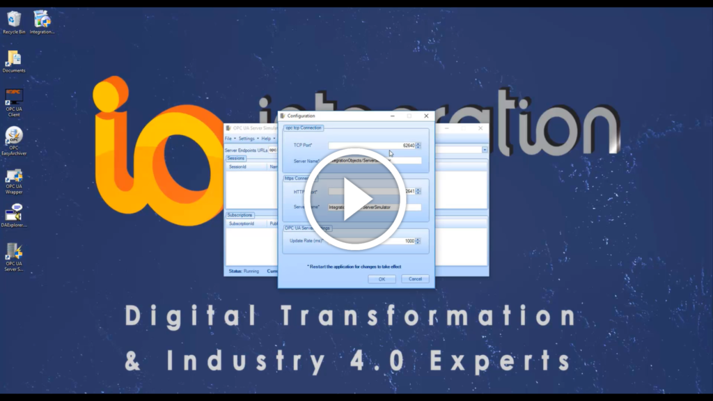 opc ua server simulator demo video