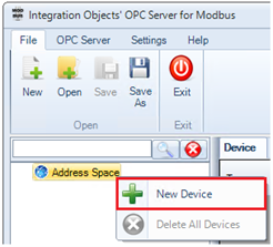 Add New Modbus Device