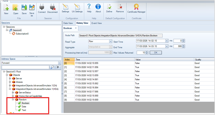 Address Space Visualization – HDA tags